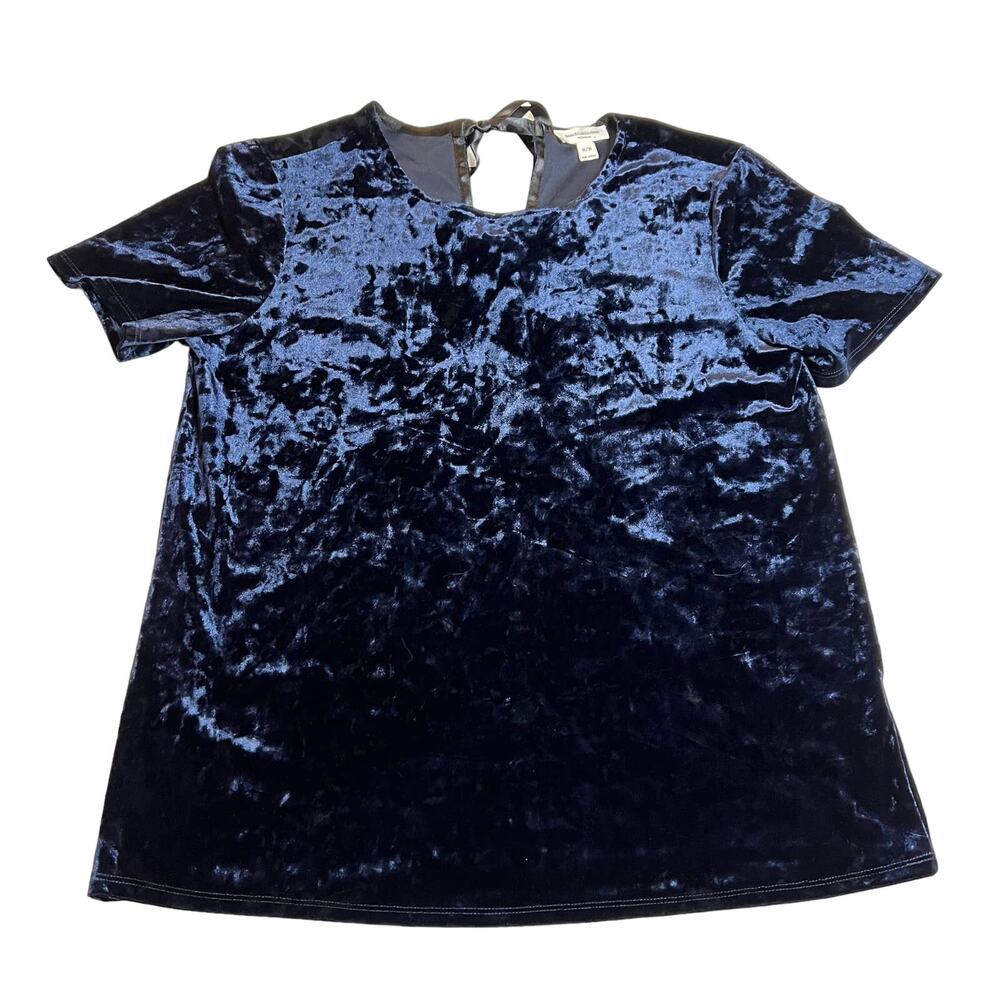 beachlunchlounge Crushed Velvet Top with Tie Back Size M Whimsigoth Witchy